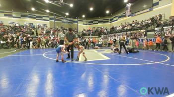40 lbs Rr Rnd 5 - Presley Edge, Piedmont vs Alayna Marin, Woodward Youth Wrestling