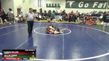 175 lbs Cons. Round 3 - Skylar Joiner, Madison County vs Landon Sellers, Deshler