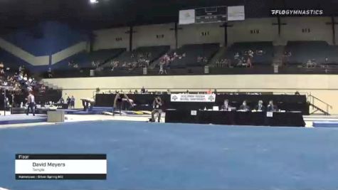 David Meyers - Floor, Temple - 2021 Men's Collegiate GymACT Championships