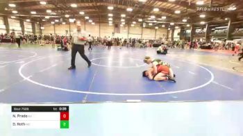 120 lbs Consi Of 32 #2 - Nat'aani Prado, NV vs Dylan Roth, MO