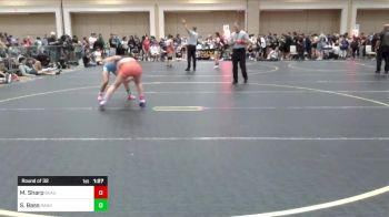 101 lbs Round Of 32 - Mia Sharp, Beaumont WC vs Serenity Bass, Rancho Mirage HS