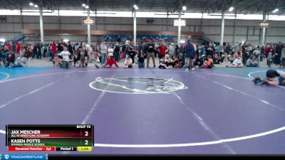 110 lbs Semifinal - Kasen Potts, Syringa Middle School vs Jax Mescher, All In Wrestling Academy