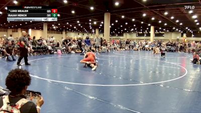 120 lbs Cons. Round 5 - Isaiah Hench, Elevation Wrestling Club vs Luke Mealer, Guerrilla Wrestling Academy