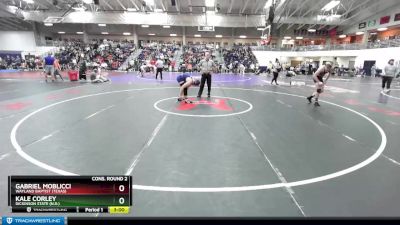 157 lbs Cons. Round 2 - Gabriel Moblicci, Wayland Baptist (Texas) vs Kale Corley, Dickinson State (N.D.)