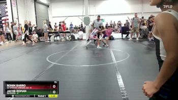 72 lbs Round 1 (6 Team) - Ronin Barro, U2 Upstate Uprising 2.0 vs Jacob Roman, Ruthless