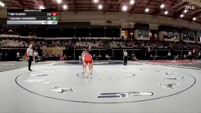110 lbs Cons. Quarter - Rei Vlahov, Centennial vs Juliana Oxenberg, Atholton