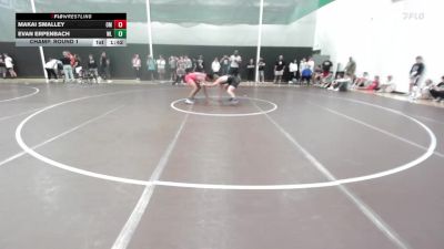 138 lbs Champ. Round 1 - Makai Smalley, Open Mats vs Evan Erpenbach, West Lyon