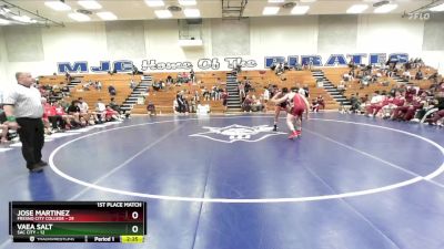 197 lbs Placement Matches (16 Team) - Jose Martinez, Fresno City College vs Vaea Salt, Sac City