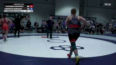 59 kg Cons. Sub-semis - Alexandra Szkotnicki, Bearcat Wrestling Club vs Samantha Barragan, Cowtown Training Center