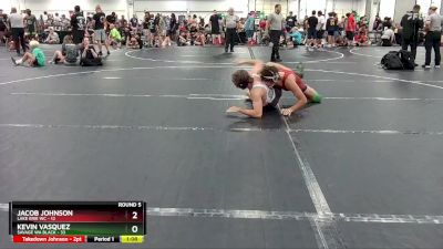 165 lbs Round 5 (6 Team) - Jacob Johnson, Lake Erie WC vs Kevin Vasquez, Savage WA Black