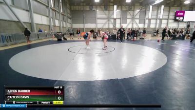 68 lbs Cons. Round 3 - Aspen Barber, CO vs Caitlyn Davis, SC