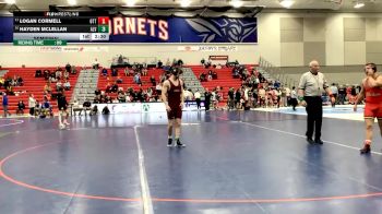 184 lbs Semifinal - Logan Cormell, Otterbein University vs Hayden McLellan, Alvernia University