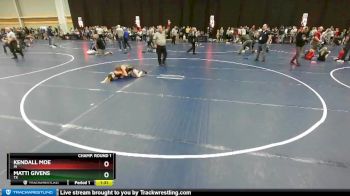 100 lbs Champ. Round 1 - Kendall Moe, IN vs Matti Givens, TX