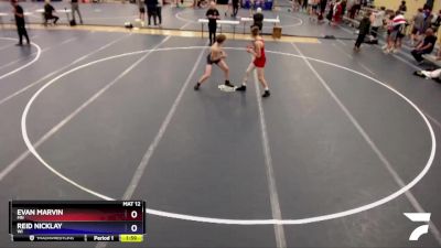 110 lbs 3rd Place Match - Evan Marvin, MN vs Reid Nicklay, WI