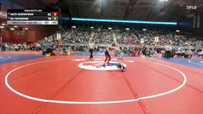 2A-126 lbs Cons. Round 1 - Eli Raymond, Tongue River vs Jack Gustafson, Hulett