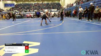 58 lbs Consi Of 4 - Mason Wittmann, ARDMORE TAKEDOWN CLUB vs George Dilbeck, CCYO