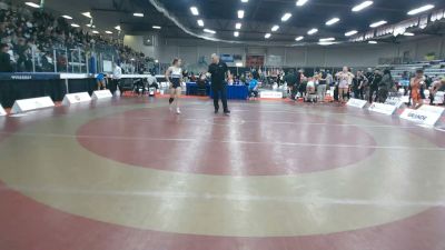 57kg Semifinal - Elizabeth Nielson, Capilano Wrestling Club vs Iringo Leder, Matmen Wrestling Club