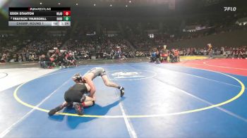 3A Boys 138 lbs Champ. Round 1 - Eden Stanton, Willamina Boys vs Trayson Truesdell, Harrisburg Boys
