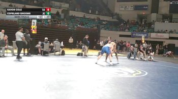 190 lbs Semifinal - Kavon Cole, TL Hanna vs Copeland Grooms, James Island