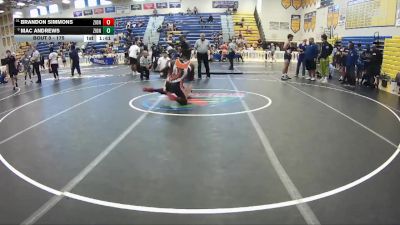 175 lbs Semifinal - Mac Andrews, Wellington vs Brandon Simmons, Unattached