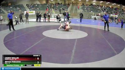 134 lbs Round 2 (4 Team) - Bryan Parazoo, Scio vs Jaden Wallin, North Valley