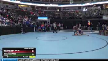 132 lbs Champ. Round 1 - Eli Frederickson, Moffat County vs Noah Linares, Mullen