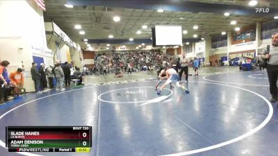 113 lbs Cons. Round 2 - Slade Hanes, La Quinta vs Adam Denison, Yorba Linda