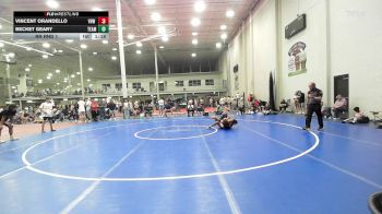 122 lbs Rr Rnd 1 - Vincent Orandello, VHW Red - HSC vs Becket Geary, Team Diamond Fish - HSC