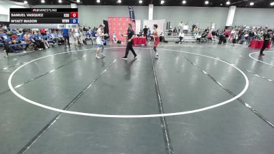 138 lbs Samuel Vasquez, Team Kansas Silver vs Wyatt Mason, Team Wyoming White