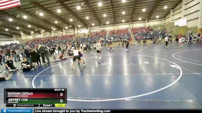 120 lbs Round 2 - Nathan Cefalo, Box Elder Stingers vs Jeffrey Cox, Westlake