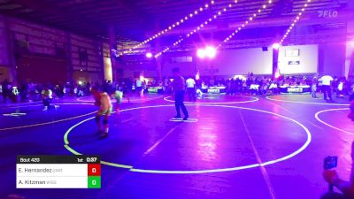 73 lbs Consi Of 8 #1 - Ezekiel Hernandez, Unattached vs Asher Kitzman, Wiggins Wrestling