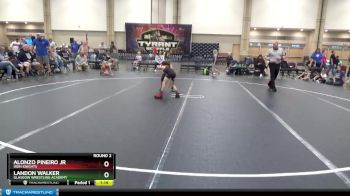 52 lbs Round 2 - Landon Walker, Glasgow Wrestling Academy vs Alonzo Pineiro Jr, Iron Knights