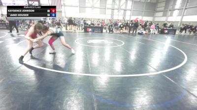 U20 Women - 65 lbs Cons. Round 3 - Kaydence Johnson, OR vs Janie Houser, CA