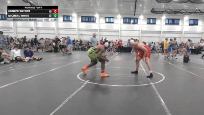 190 lbs Round 3 (6 Team) - Micheal White, Garnett Trained vs Hunter Snyder, All American