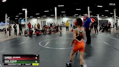 52 lbs Finals (2 Team) - Gabriel Vaughn, Full Circle vs Reed Savage, Marlton Chiefs