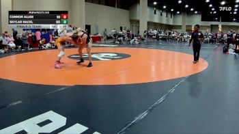 157 lbs Finals (2 Team) - Skylar Hackl, Black Hive #3 vs Connor Allen, Rio Wrestling Club