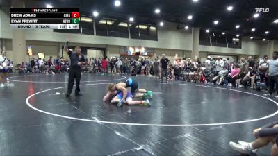 175 lbs Round 1 (6 Team) - Evan Prewitt, White Buffalo Wrestling Academy vs Drew Adams, North Shelby Regulators Blue