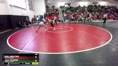 285 lbs Cons. Round 4 - Kael Kreutzer, Mountain View vs Jack Stangier, Pueblo County