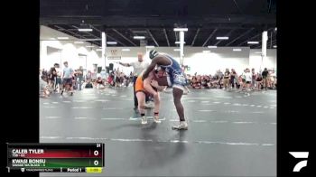 220 lbs Round 1 (4 Team) - Caleb Tyler, TSB vs Kwasi Bonsu, Savage WA Black