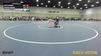 95 lbs Rr Rnd 1 - Alex Lobdell, Untouchables 14U Purple vs Parker Gerber, WI Dual Team 14U