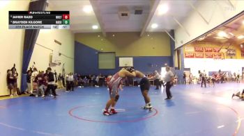 285 lbs 5th Place Match - Brayden Kilgore, Rancho Cucamonga vs Javier Razo, West Valley