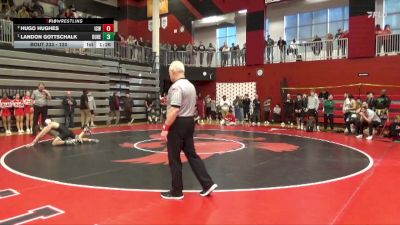 120 lbs 1st Place Match - Landon Gottschalk, Dubuque Hempstead vs Hugo Hughes, Iowa City, West