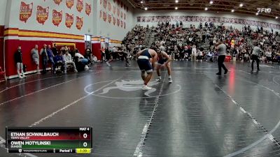 190 lbs Champ. Round 1 - Ethan Schwalbauch, Teays Valley vs Owen Motylinski, Dundee