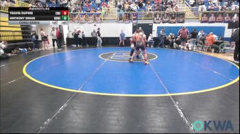 130 lbs Consolation - Travis Dupire, Eufaula Ironheads Wrestling Club vs Anthony Drain, Mustang Bronco Wrestling Club