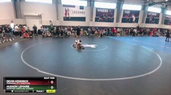 42 lbs Round 3 - Hudson Lemaire, Boneyard Wrestling Academy vs Devin Kendrick, Takedown-City Wrestling