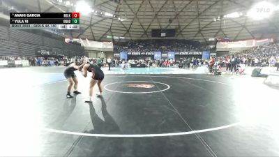 Girls 4A 140 lbs Quarterfinal - Anahi Garcia, Moses Lake (Girls) vs Yula Vi, Kentwood (Girls)