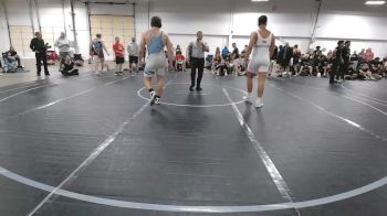 215 lbs Semis (4 Team) - Kaj Miller, Parabellum WA White vs Sam Parkhurst, Maryland Mallets