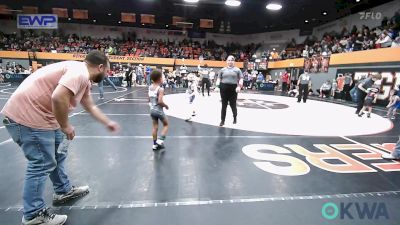 52 lbs Round Of 16 - Jonathan Roach, Newcastle Youth Wrestling vs Kane Wall, Choctaw Ironman Youth Wrestling
