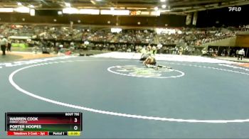 138 lbs Cons. Round 2 - Warren Cook, Forest Grove vs Porter Hoopes, Middleton