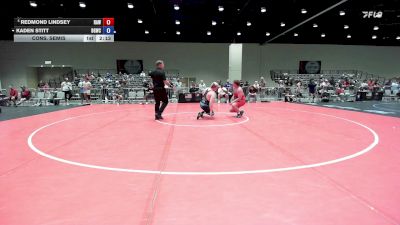 285 lbs Cons. Semis - Redmond Lindsey, Raw vs Kaden Stitt, Big Game Wrestling Club